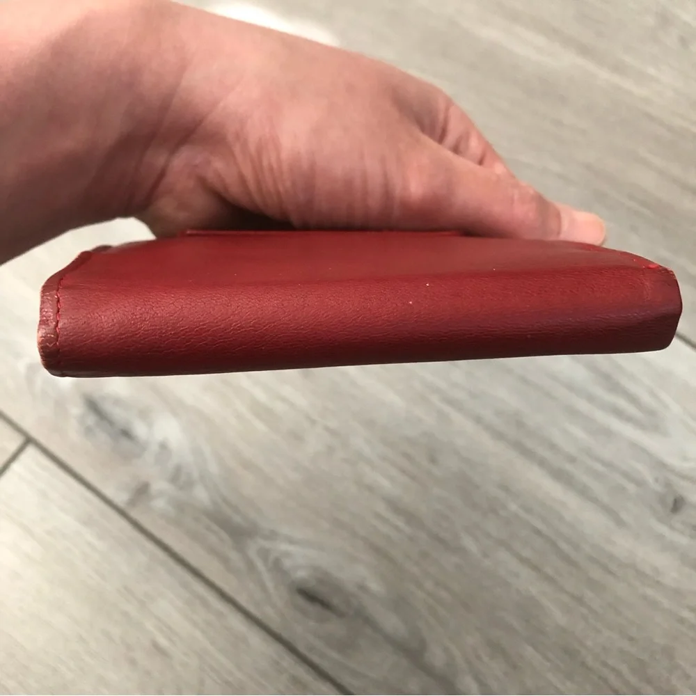 Vintage Christian Dior Red Wallet - Picture 5 of 10